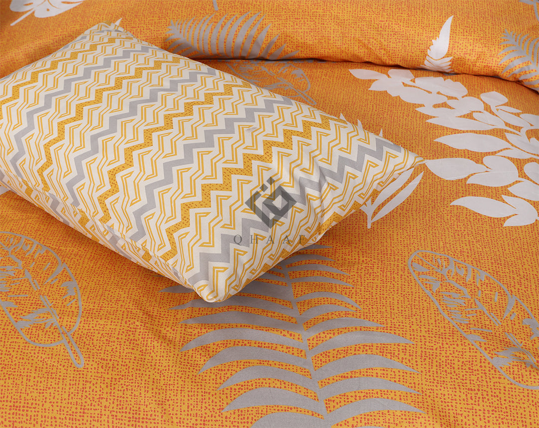 ORANGE CANARY 3Pc- BED SHEET SET