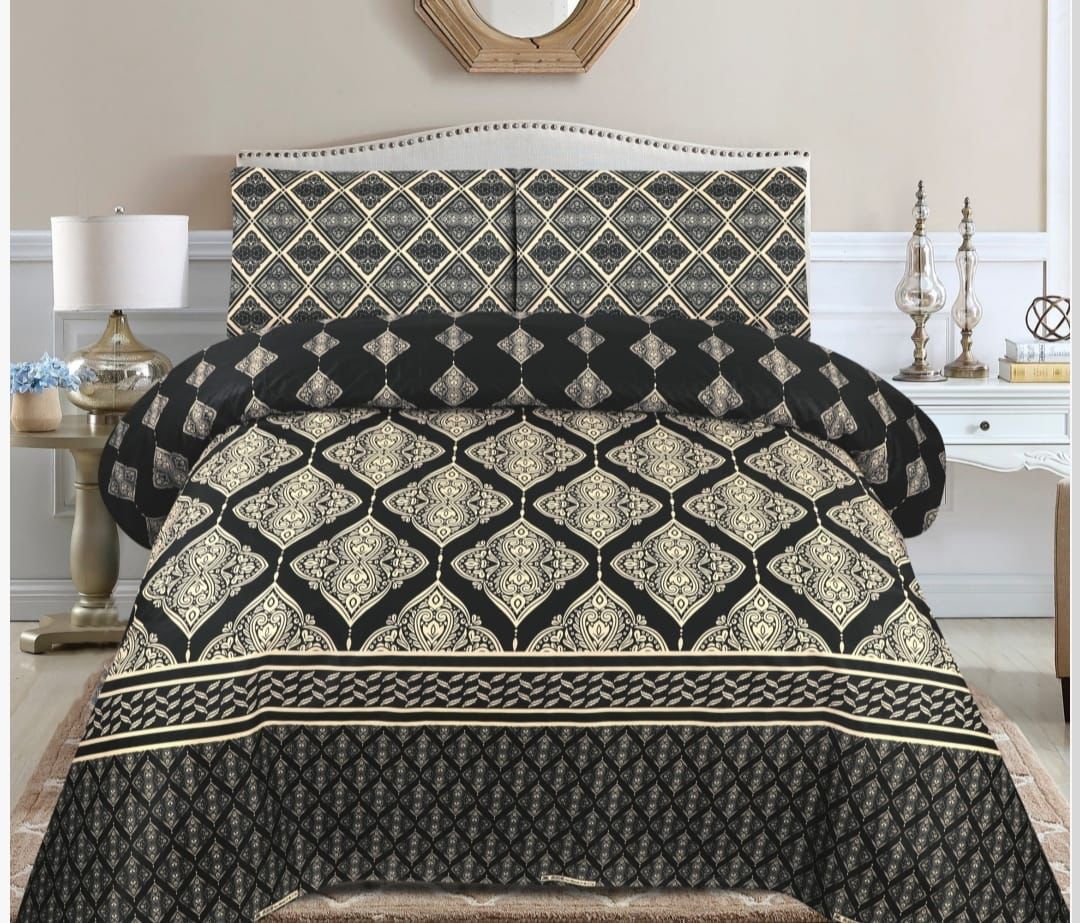 BLACK DIAMOND 3Pc- BED SHEET SET