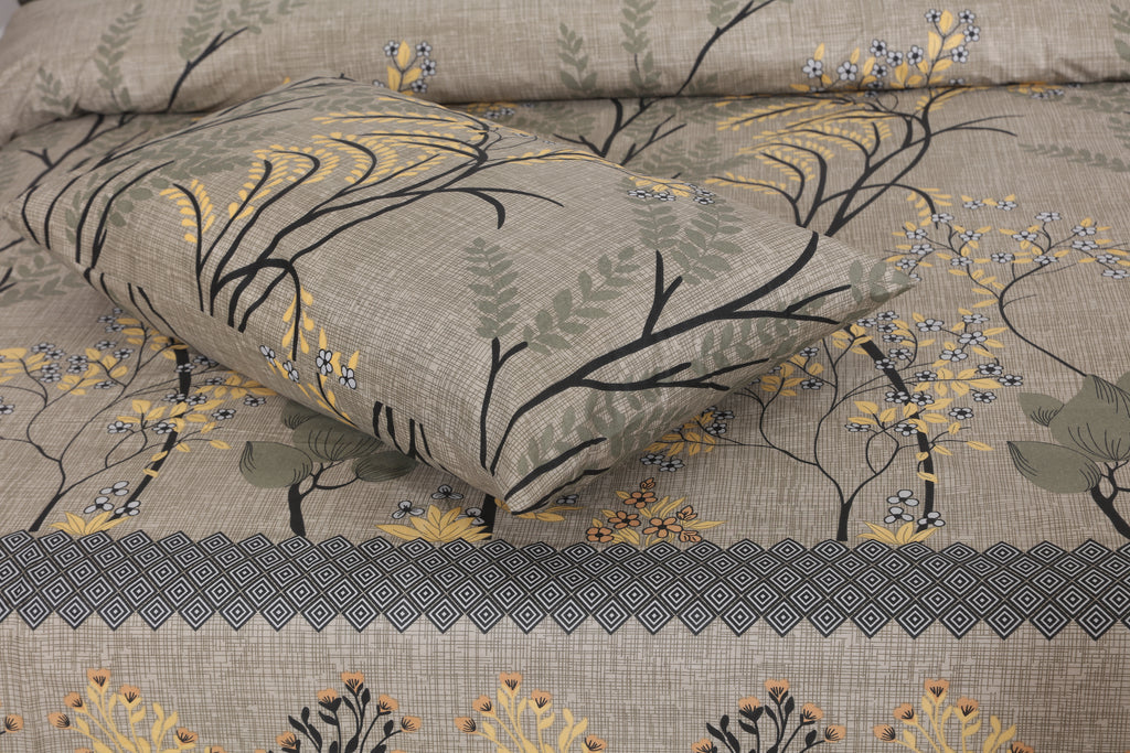 Ivra 3PC- King Size Bedsheet