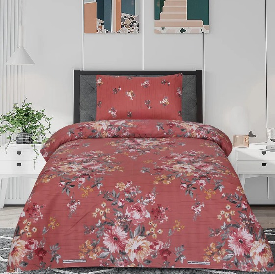 LABI SINGLE BEDSHEET SET - 1 Sheet 1 Pillow Cover