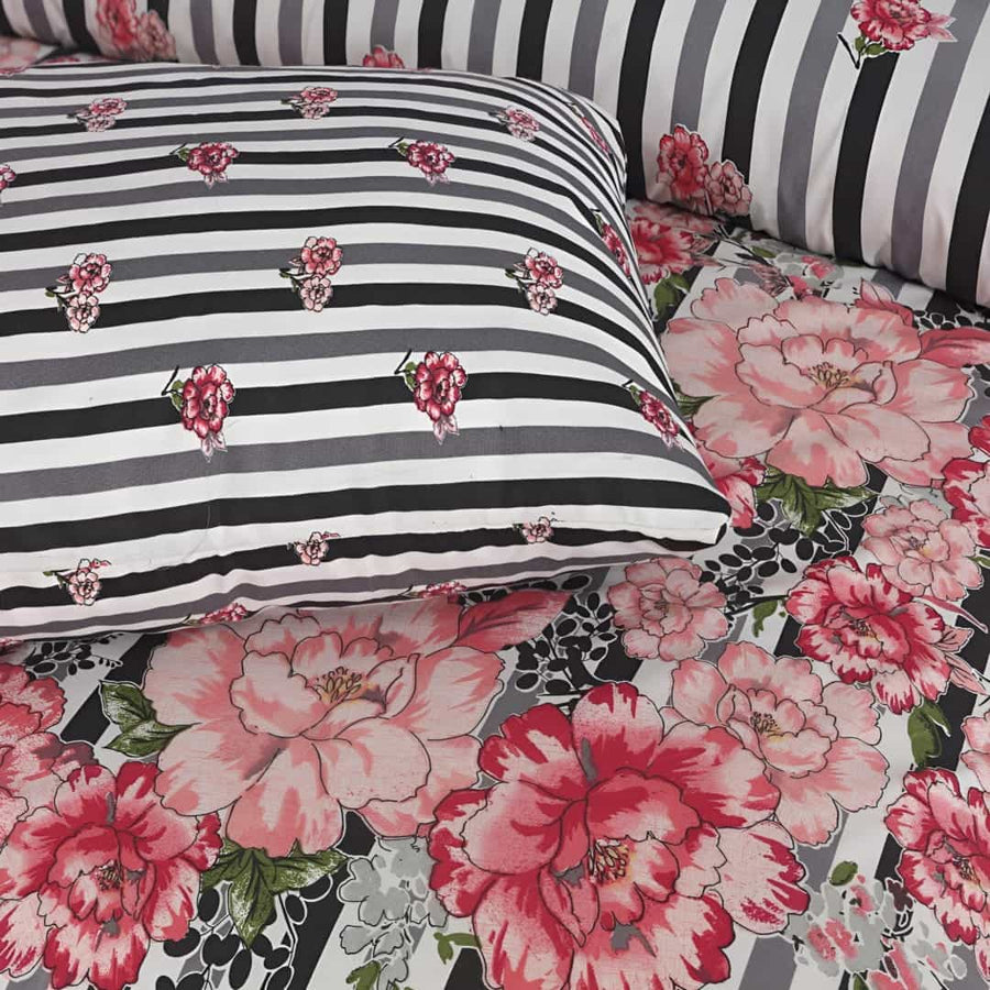 Alteza 3PC- King Size Bedsheet