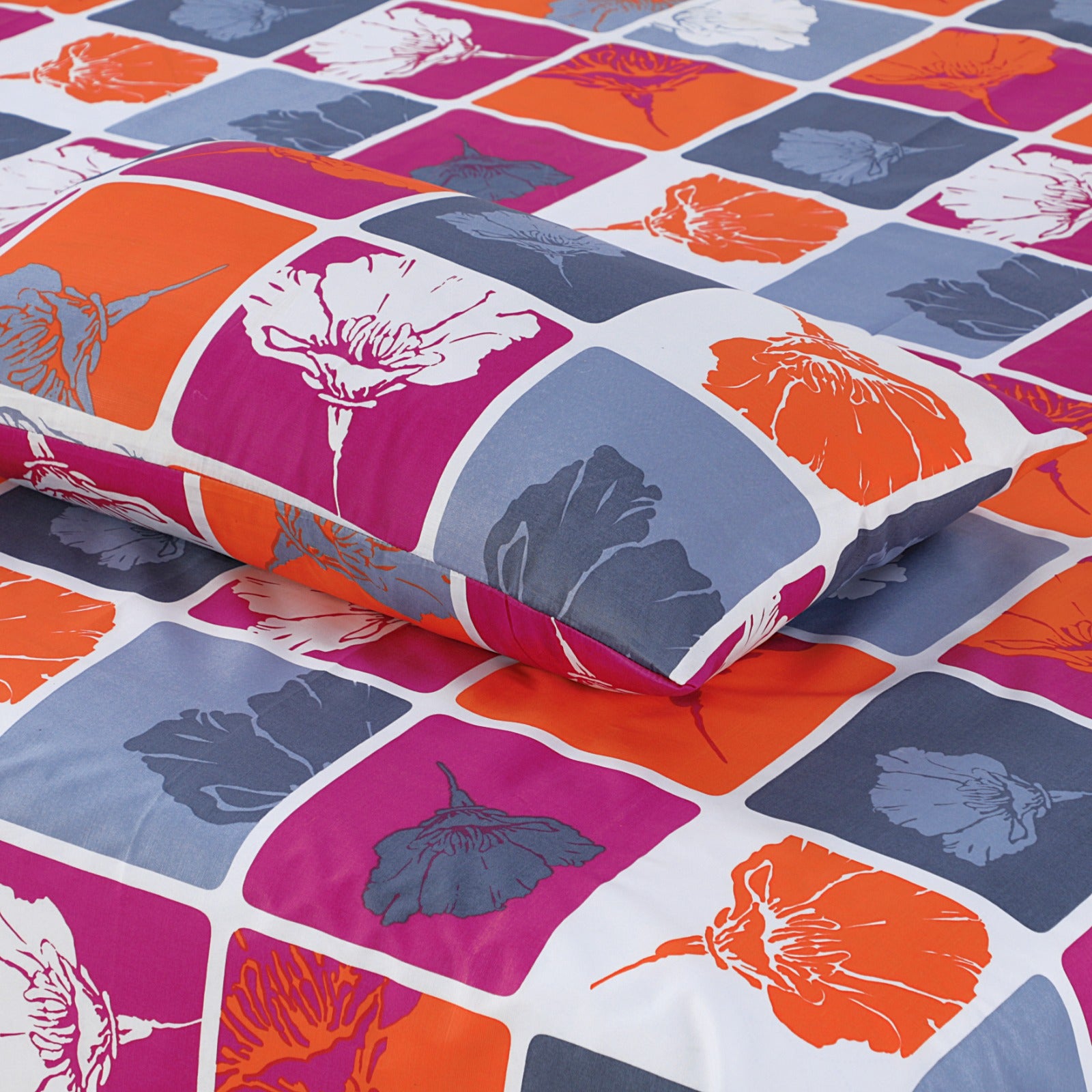 Multi Newrara -7pc Summer Comforter Set. ( Light Filling)