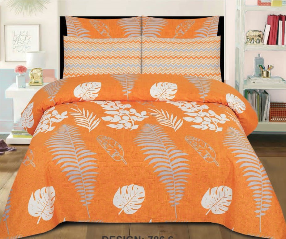 ORANGE CANARY 3Pc- BED SHEET SET