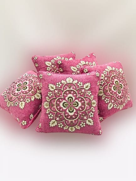 5pc VELVET JACQUARD 𝑪𝑼𝑺𝑯𝑰𝑶𝑵 𝑪𝑶𝑽𝑬𝑹