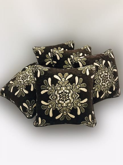 5Pc VELVET JACQUARD 𝑪𝑼𝑺𝑯𝑰𝑶𝑵 𝑪𝑶𝑽𝑬𝑹
