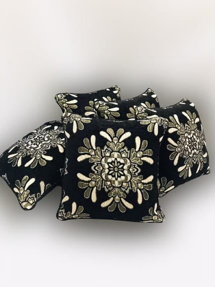 5Pc VELVET JACQUARD 𝑪𝑼𝑺𝑯𝑰𝑶𝑵 𝑪𝑶𝑽𝑬𝑹