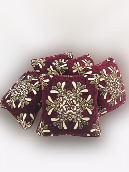5Pc VELVET JACQUARD 𝑪𝑼𝑺𝑯𝑰𝑶𝑵 𝑪𝑶𝑽𝑬𝑹