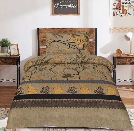 Spells- Single Bedsheet Set - 1 Sheet 1 Pillow Cover