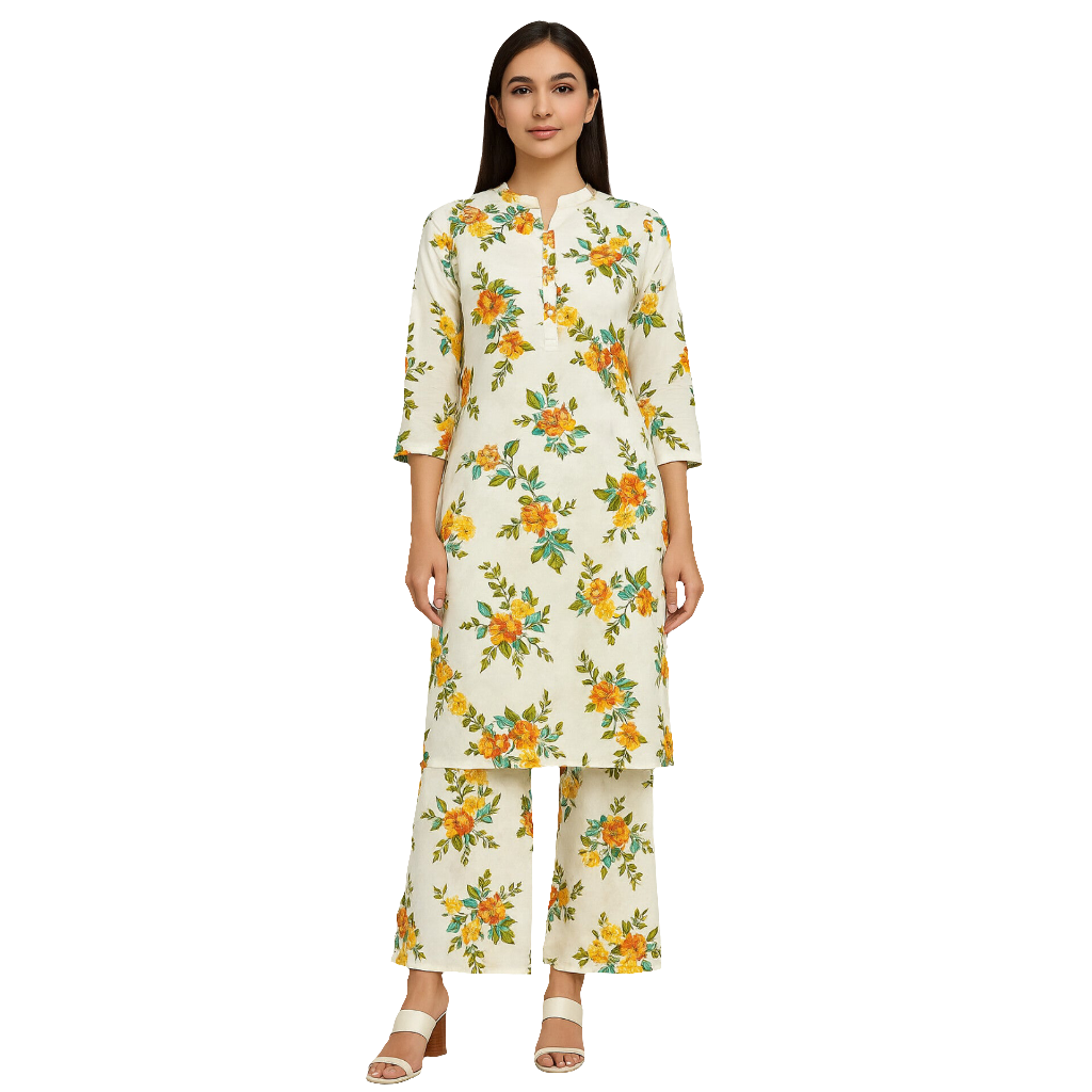 2-PC ALL OVER PRINTED POLO COTTON (SUMMER)