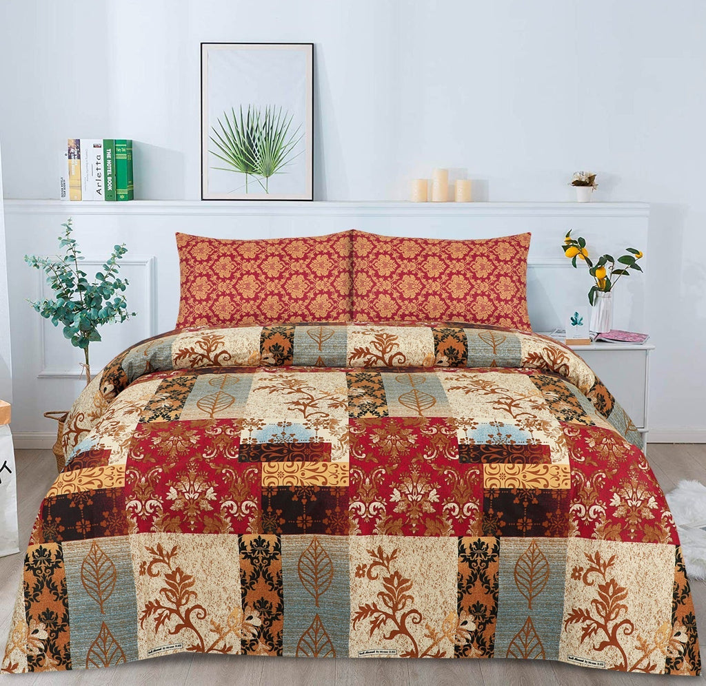 Orange BREAK 3Pc - BED SHEET SET