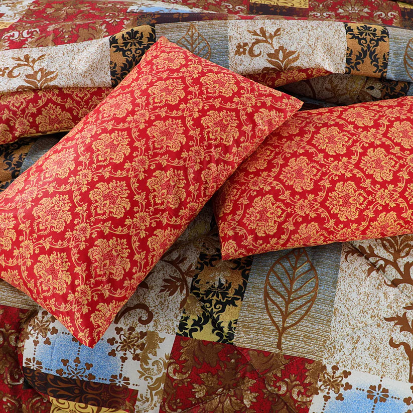 karen-7pc Summer Comforter Set. ( Light Filling)