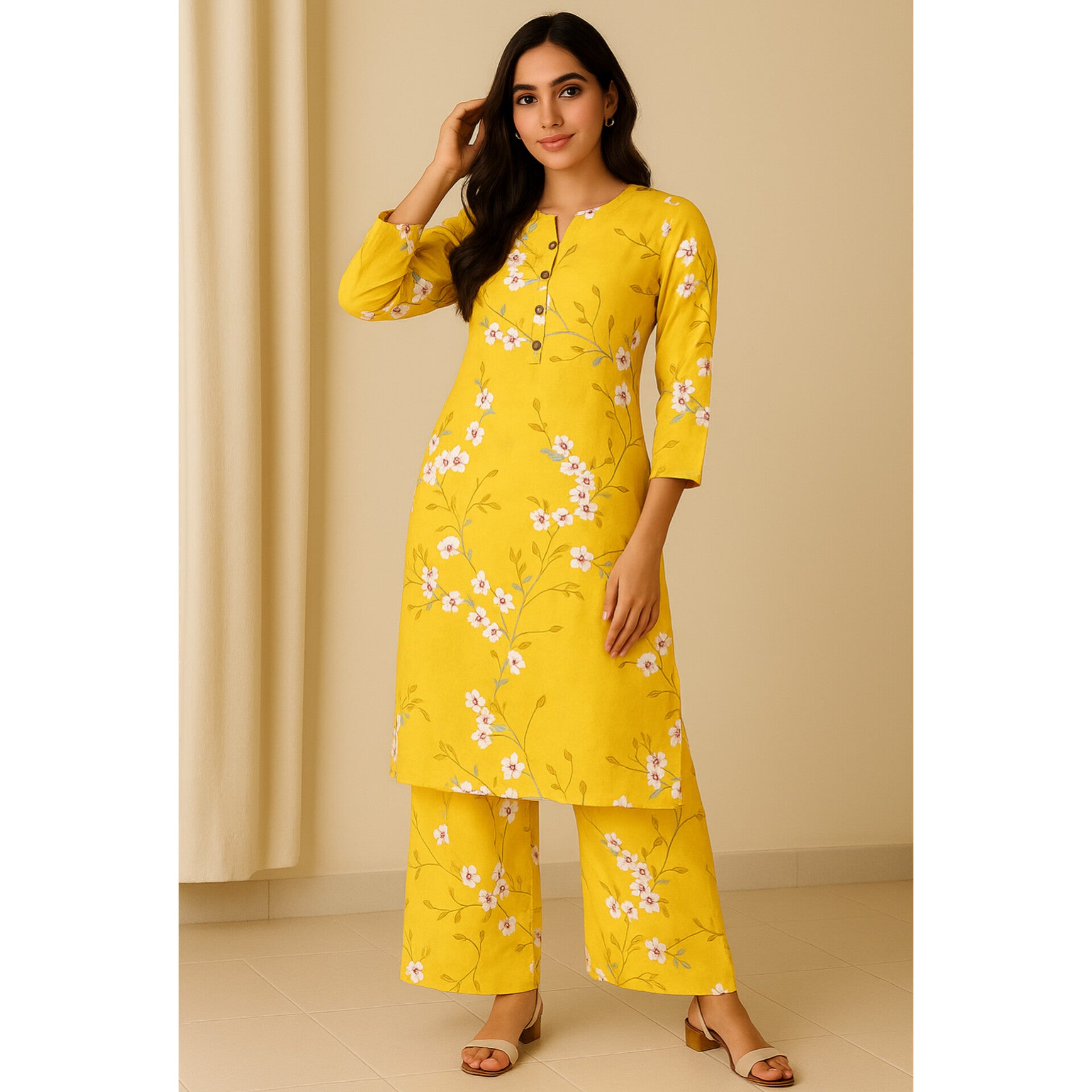 2-PC ALL OVER PRINTED POLO COTTON (SUMMER)