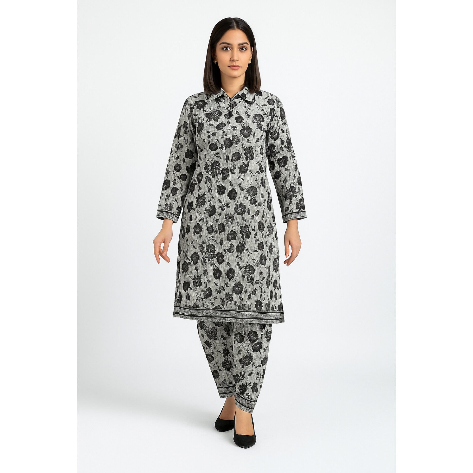2-PC ALL OVER PRINTED POLO COTTON (SUMMER)