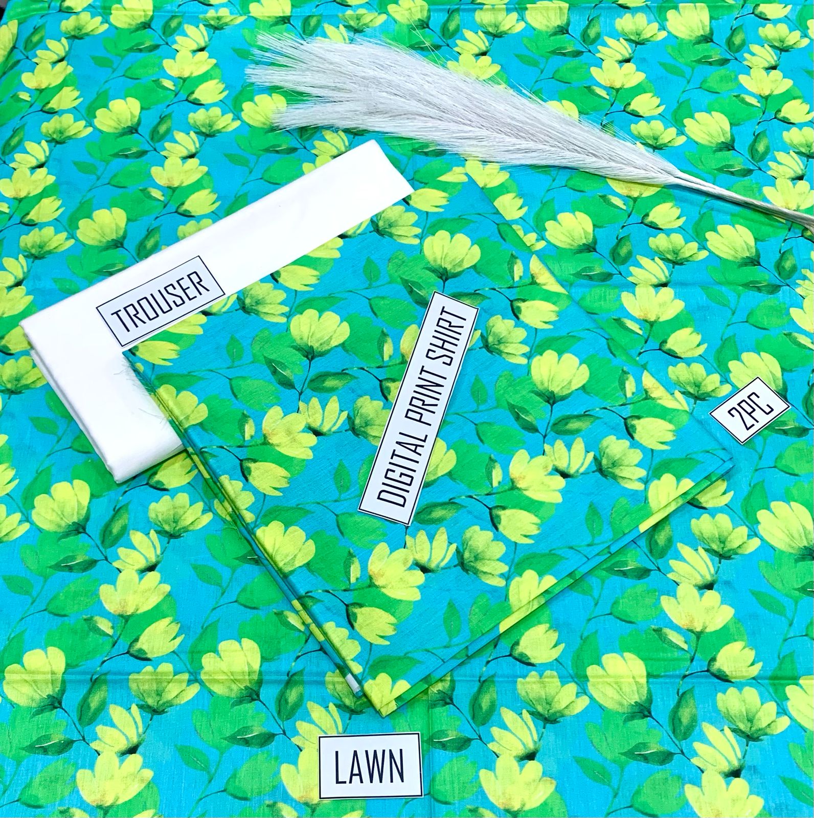 IB Bonanza Lawn | 2Pcs Digital Printed Summer Lawn Collection