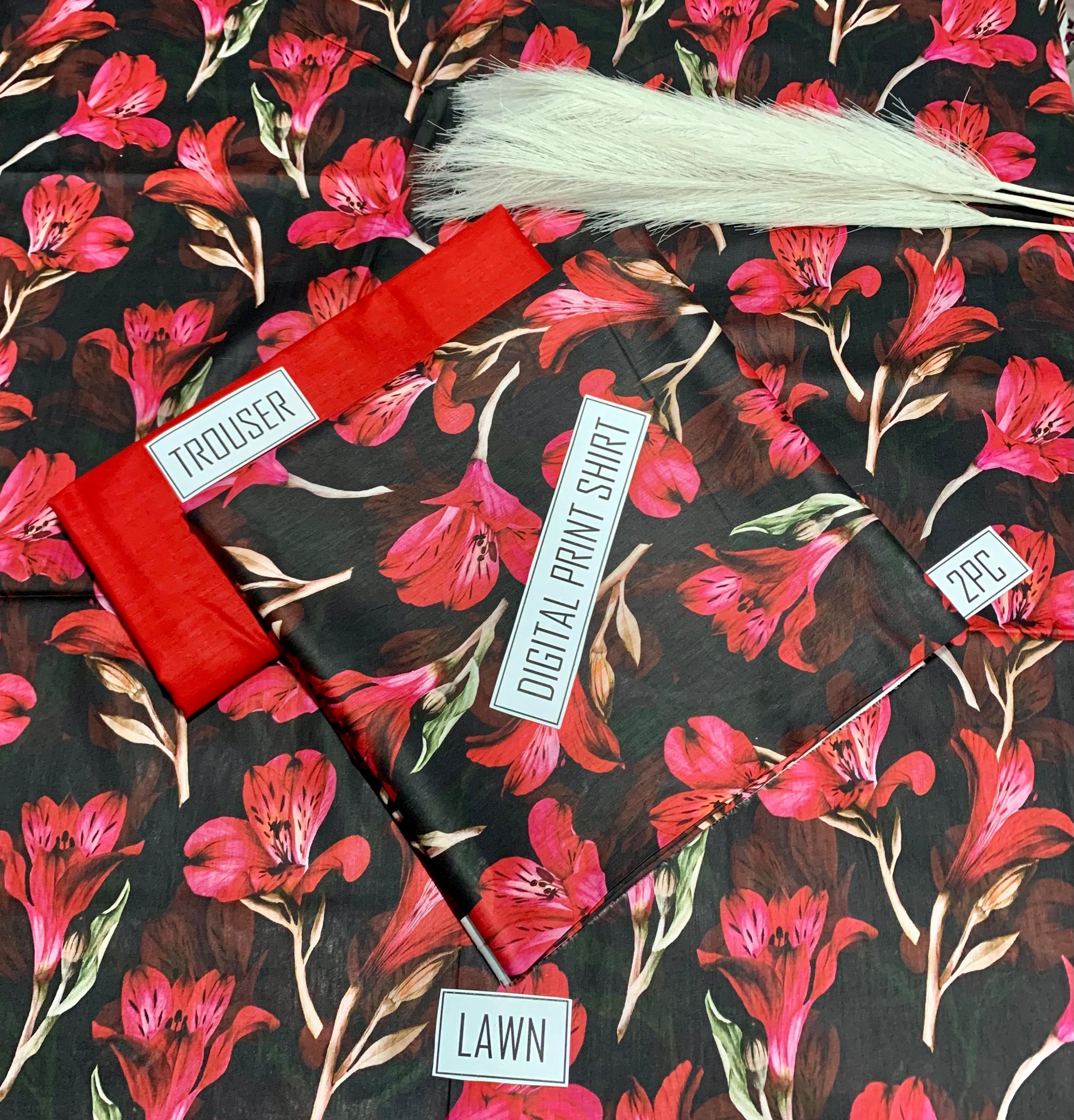 IB Bonanza Lawn | 2Pcs Digital Printed Summer Lawn Collection