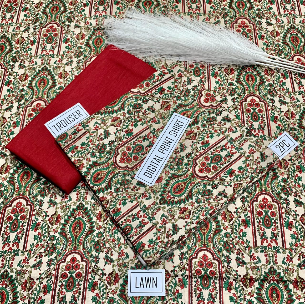 IB Bonanza Lawn | 2Pcs Digital Printed Summer Lawn Collection