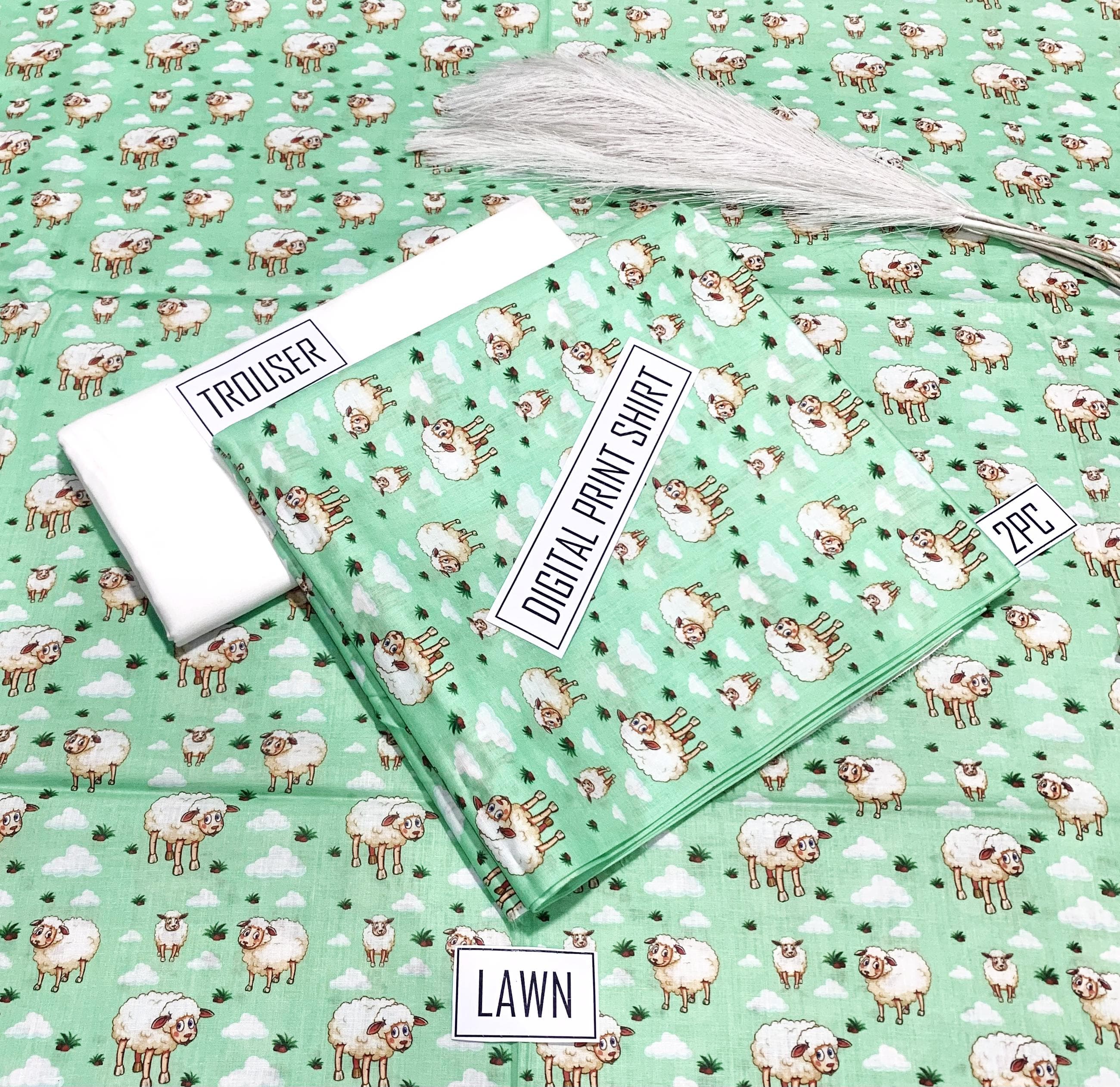 IB Bonanza Lawn | 2Pcs Digital Printed Summer Lawn Collection