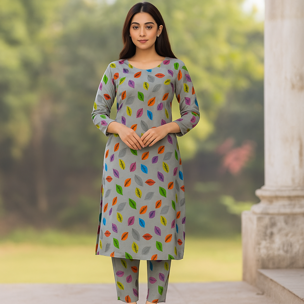 2-PC ALL OVER PRINTED POLO COTTON (SUMMER)