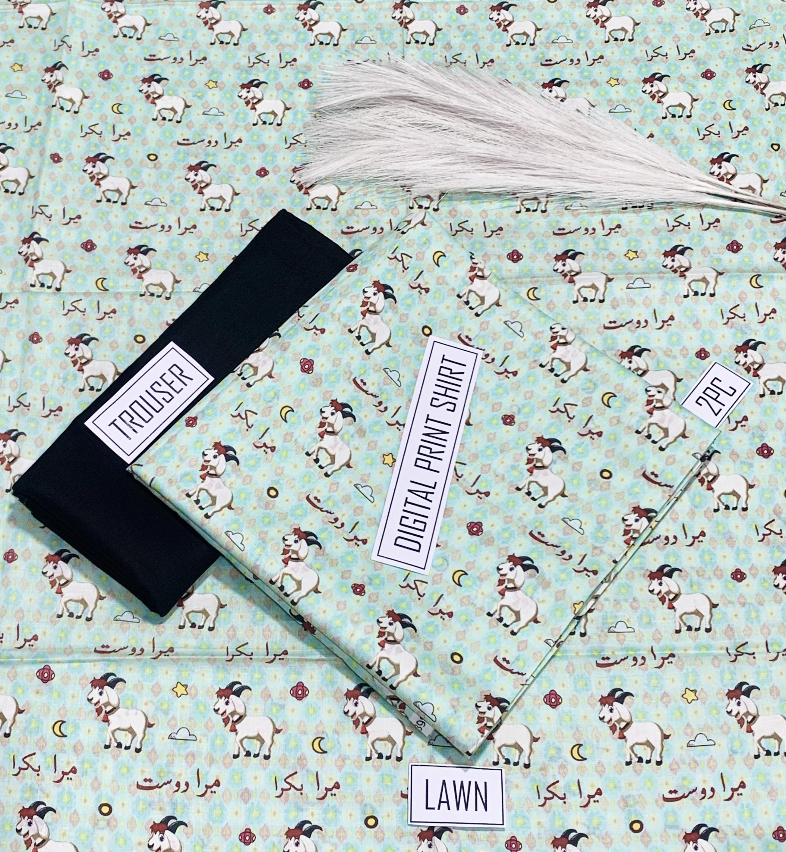 IB Bonanza Lawn | 2Pcs Digital Printed Summer Lawn Collection