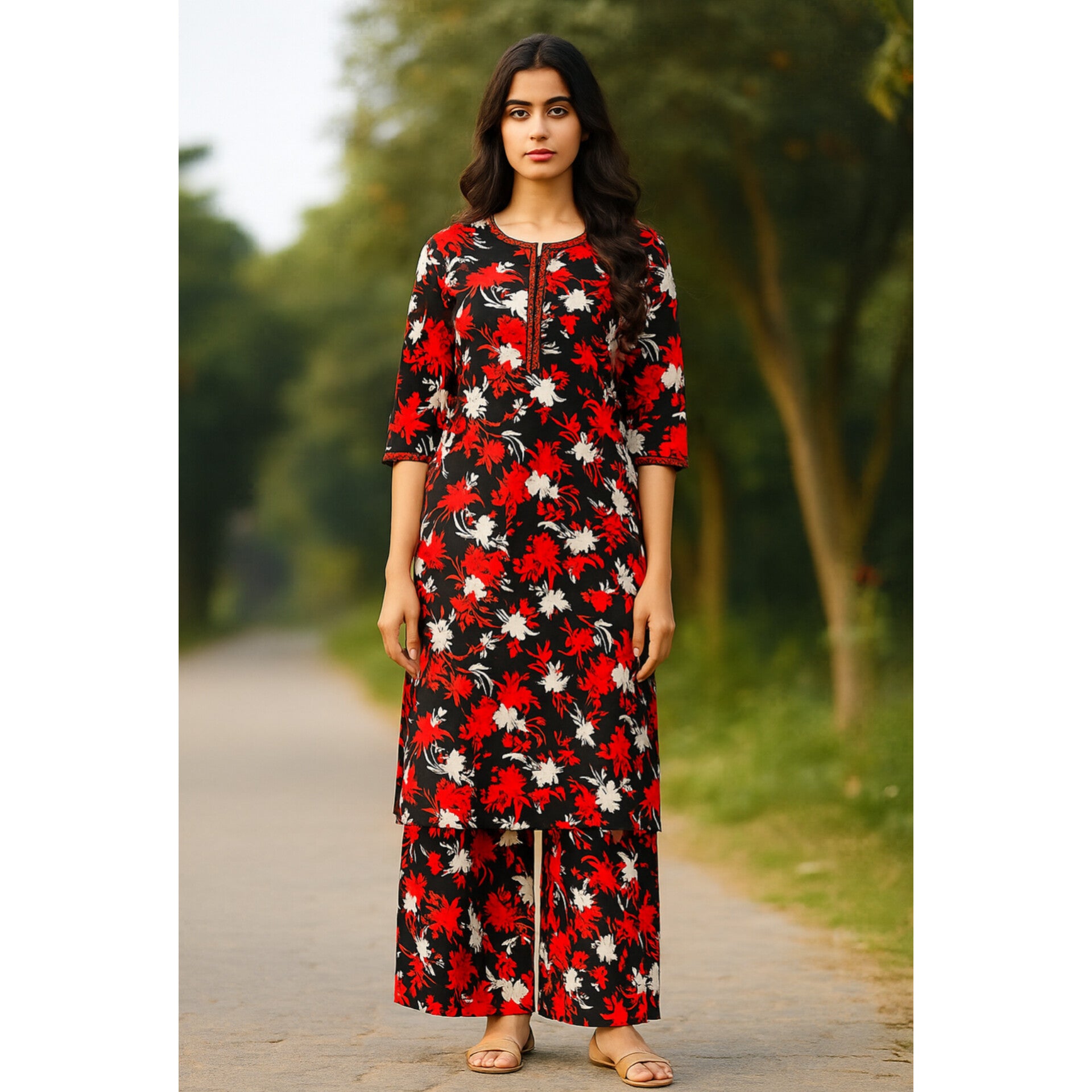 2-PC ALL OVER PRINTED POLO COTTON (SUMMER)