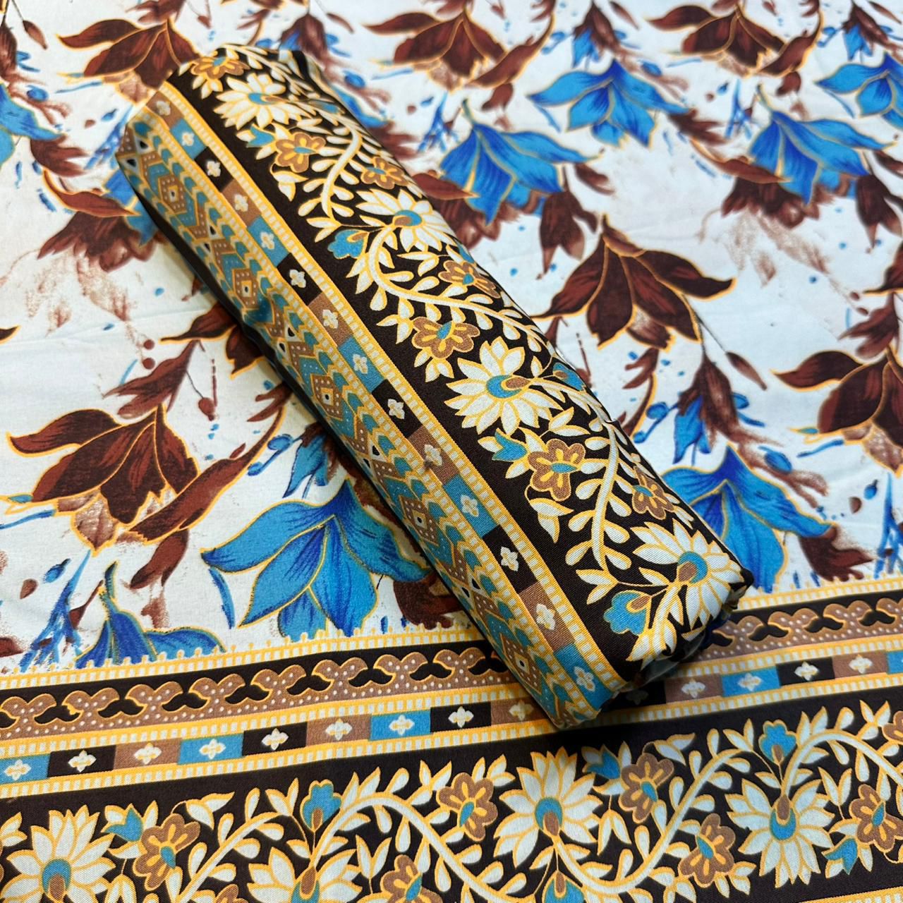 2-PC ALL OVER PRINTED POLO COTTON (SUMMER)