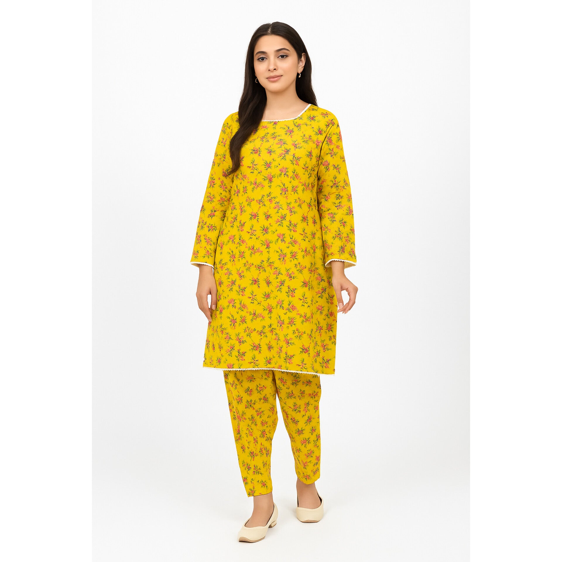 2-PC ALL OVER PRINTED POLO COTTON (SUMMER)