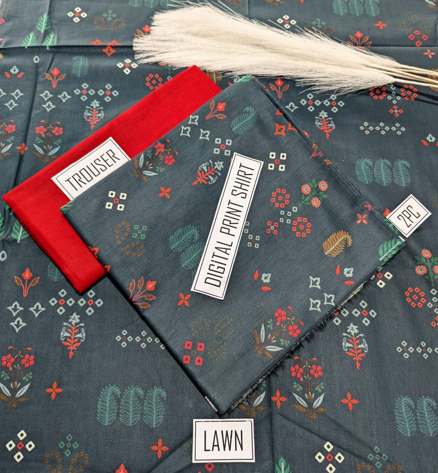 IB Bonanza Lawn | 2Pcs Digital Printed Summer Lawn Collection