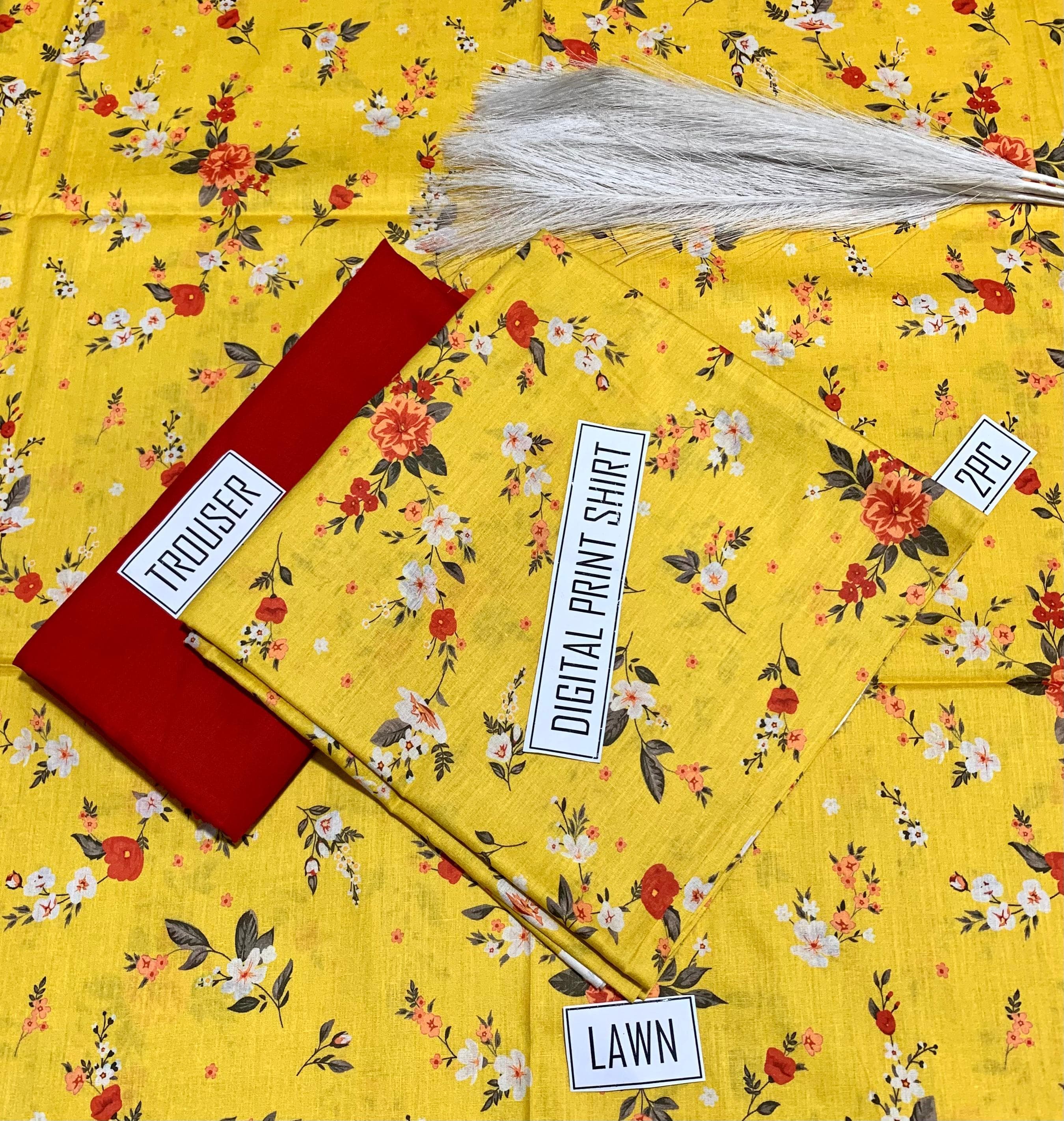 IB Bonanza Lawn | 2Pcs Digital Printed Summer Lawn Collection