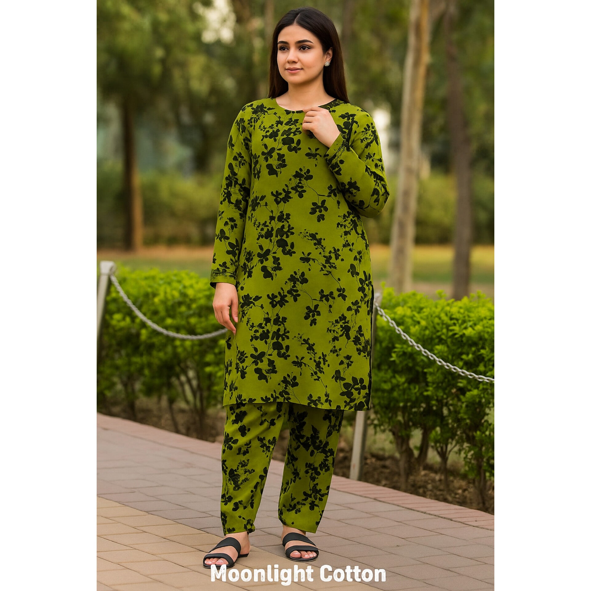 2-PC ALL OVER PRINTED POLO COTTON (SUMMER)