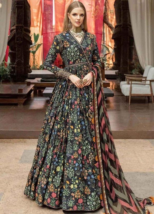Printed Patch Emb Lawn 3 Piece Unstitched Suit ML -02 Summer Collection