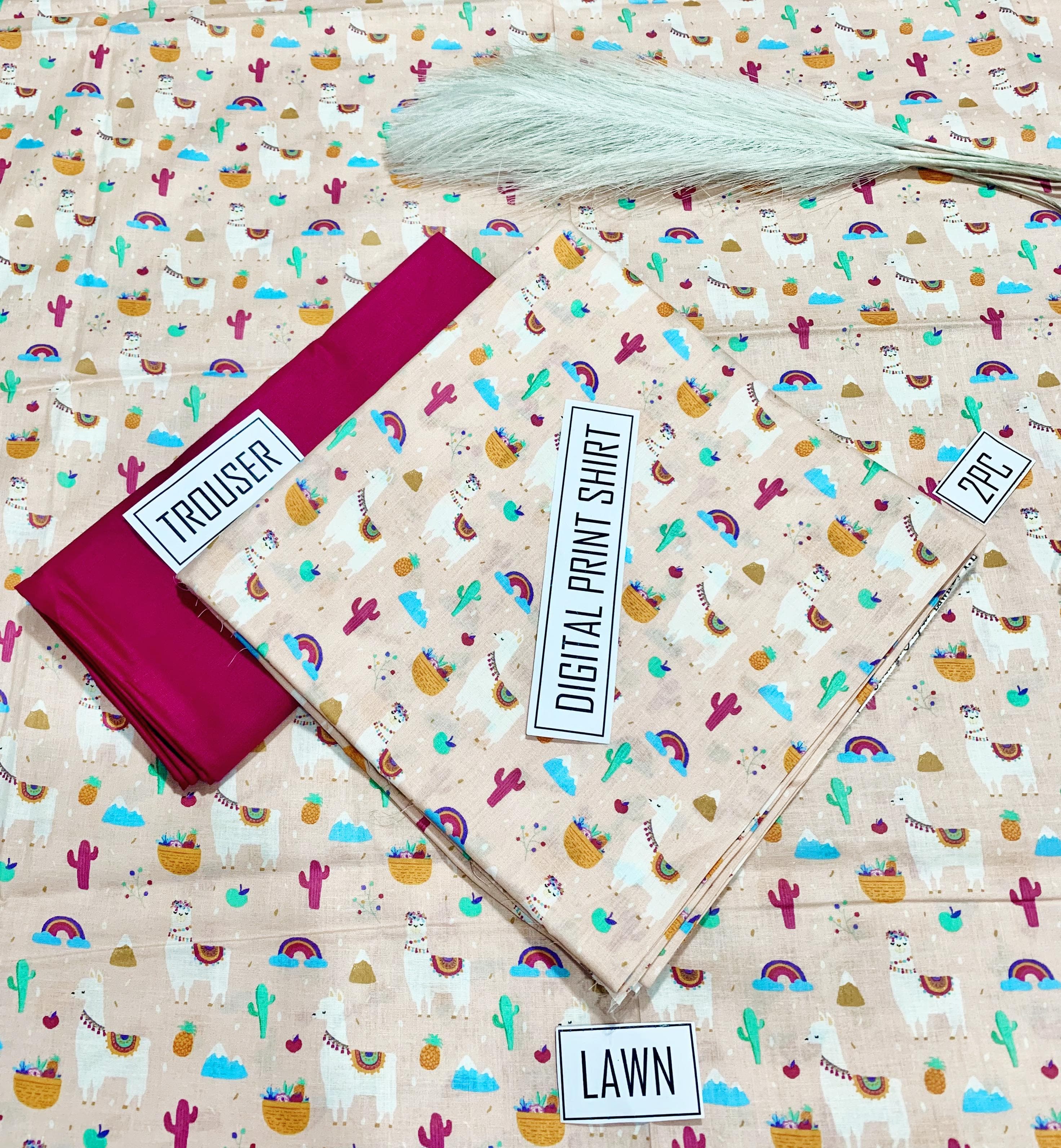 IB Bonanza Lawn | 2Pcs Digital Printed Summer Lawn Collection