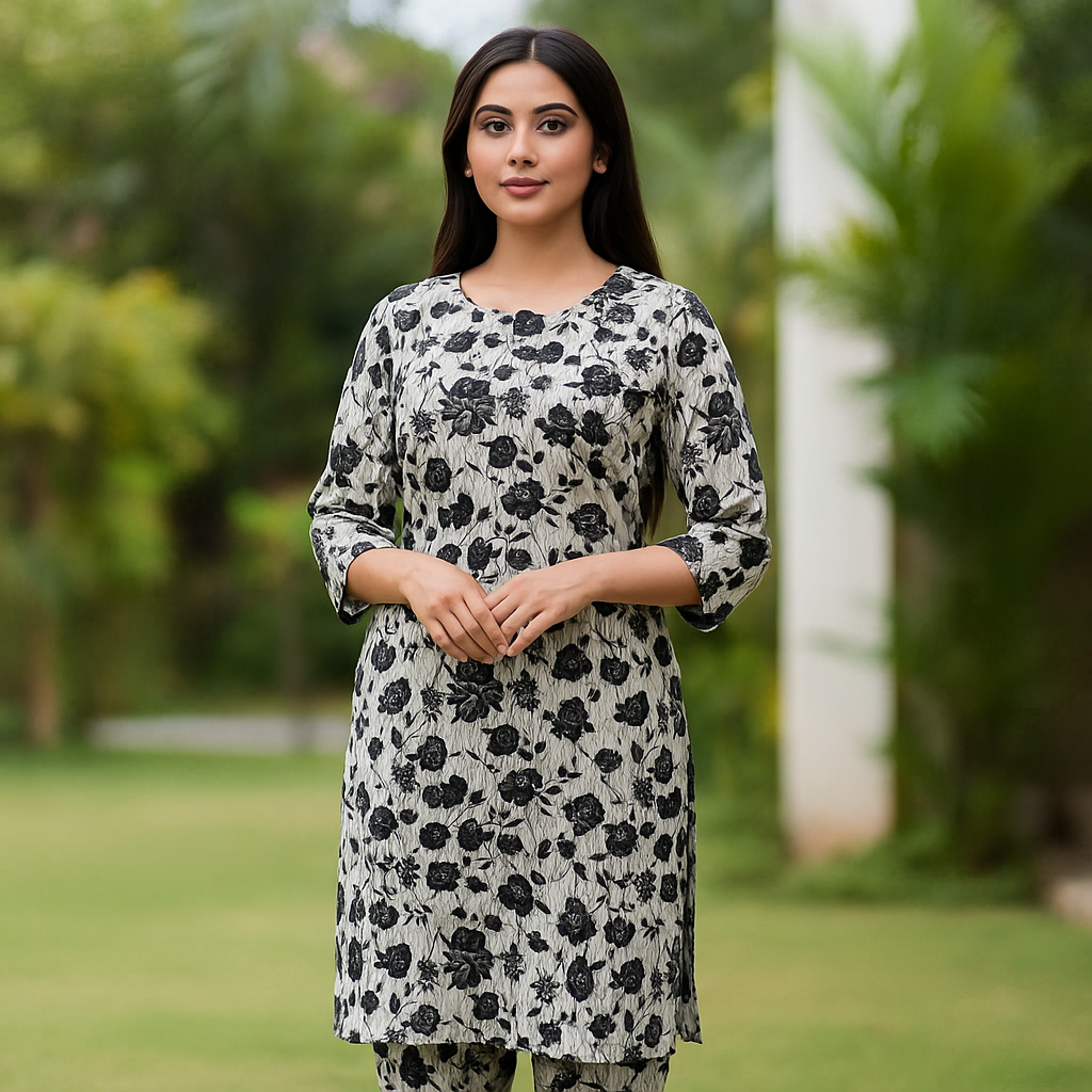 2-PC ALL OVER PRINTED POLO COTTON (SUMMER)