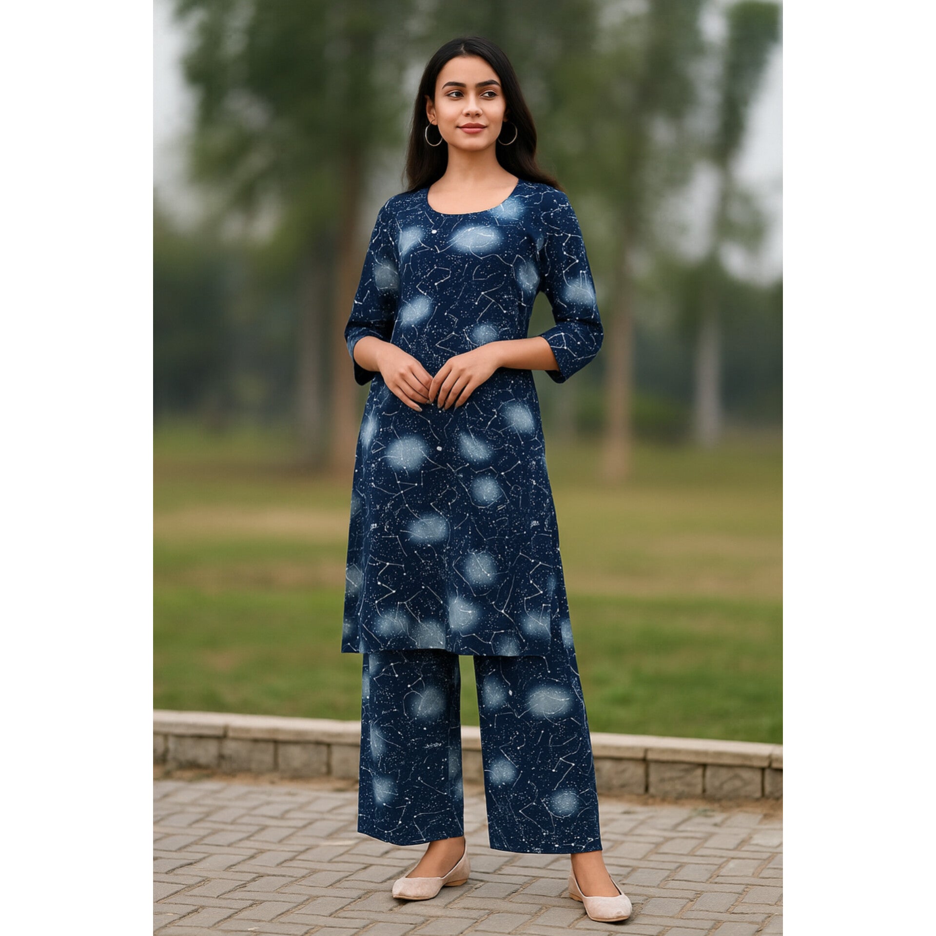2-PC ALL OVER PRINTED POLO COTTON (SUMMER)