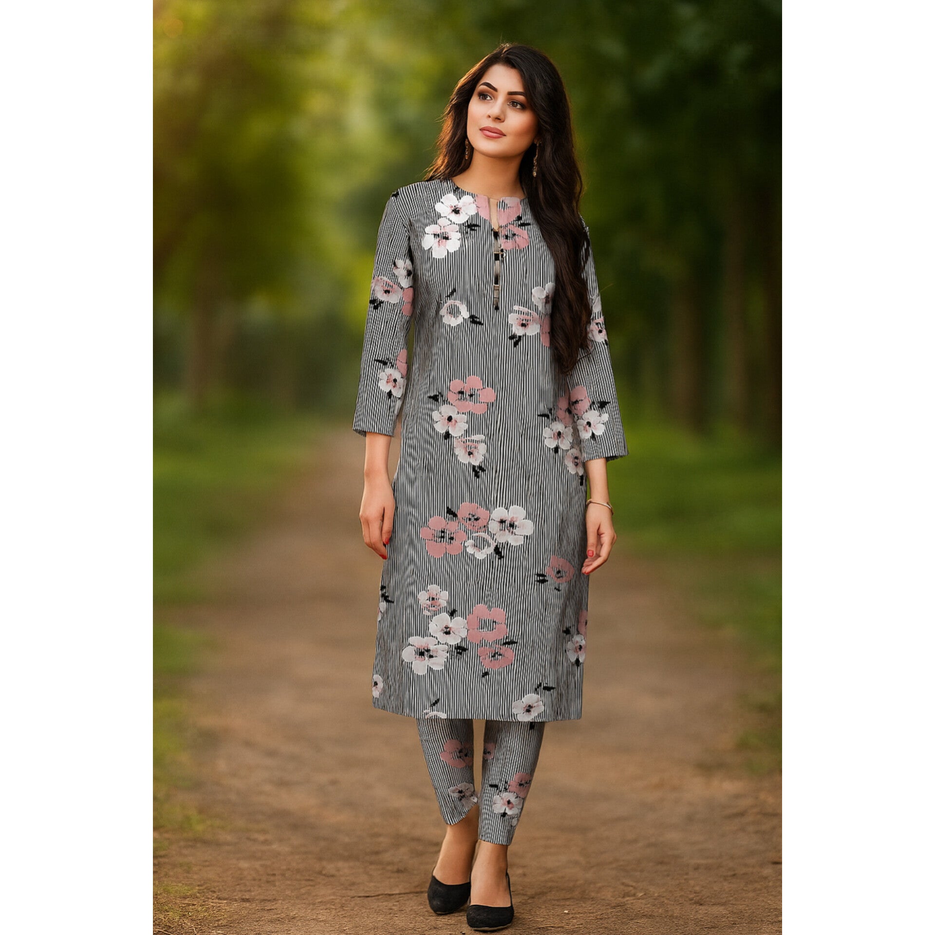2-PC ALL OVER PRINTED POLO COTTON (SUMMER)