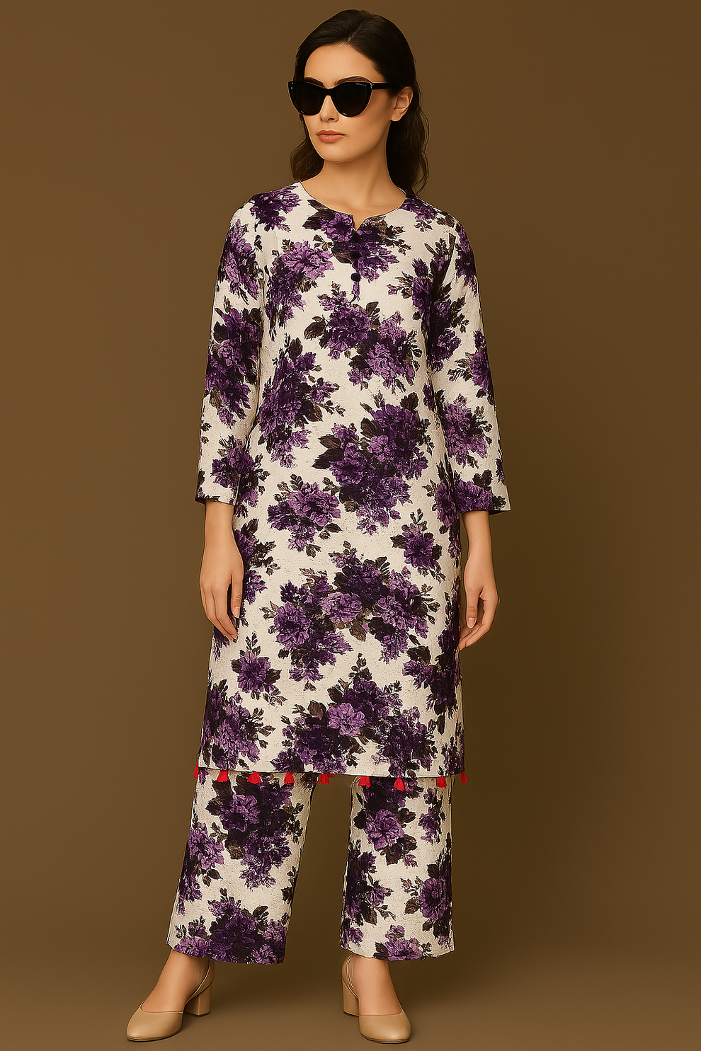 2-PC ALL OVER PRINTED POLO COTTON (SUMMER)
