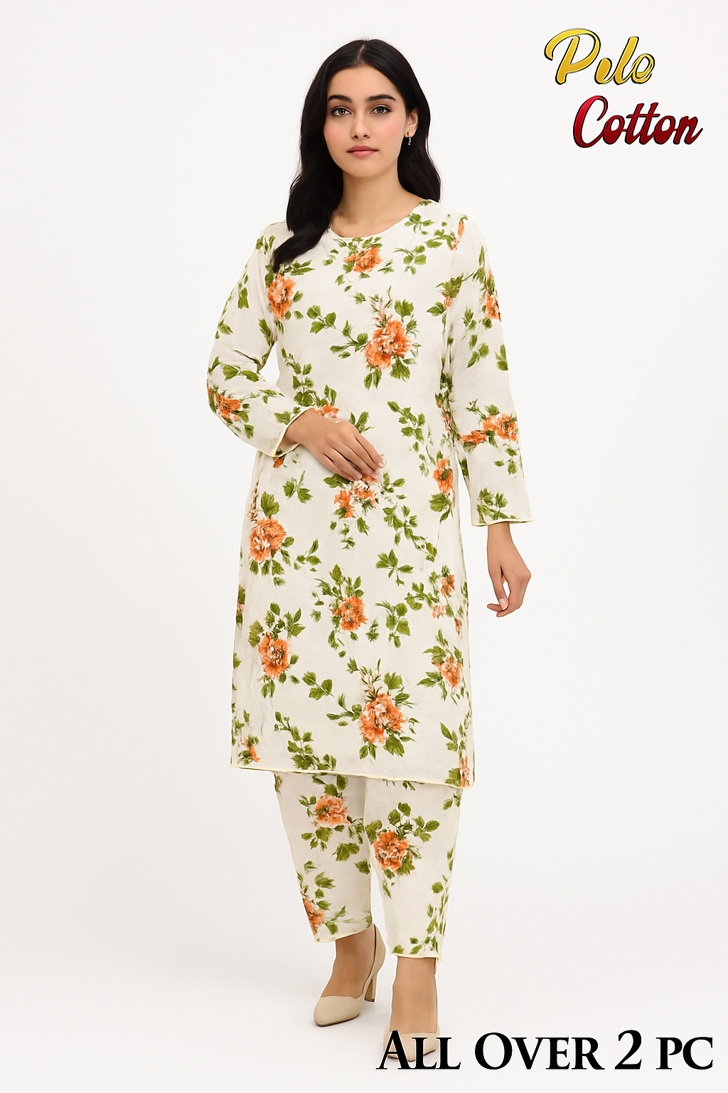 2-PC ALL OVER PRINTED POLO COTTON (SUMMER)