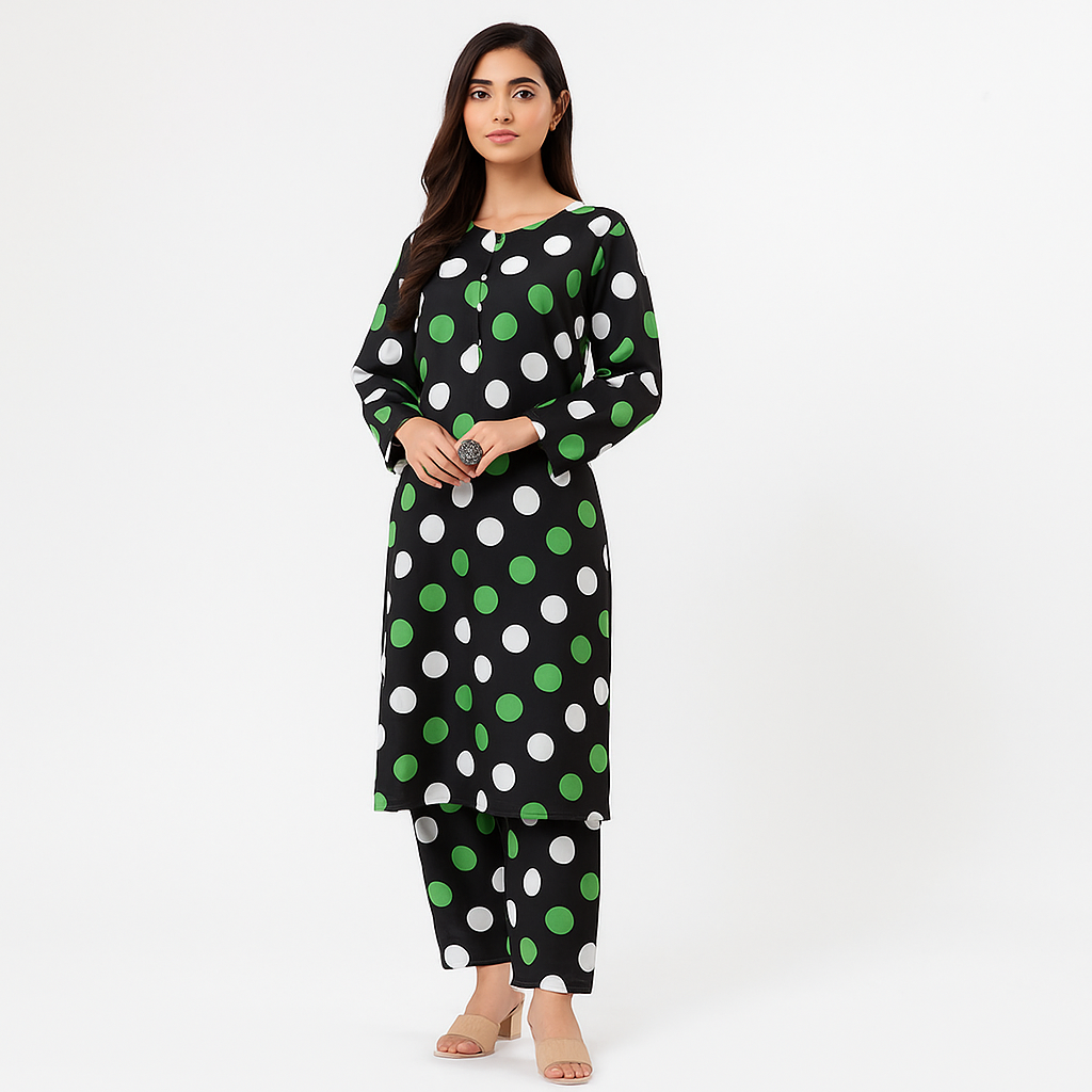 2-PC ALL OVER PRINTED POLO COTTON (SUMMER)