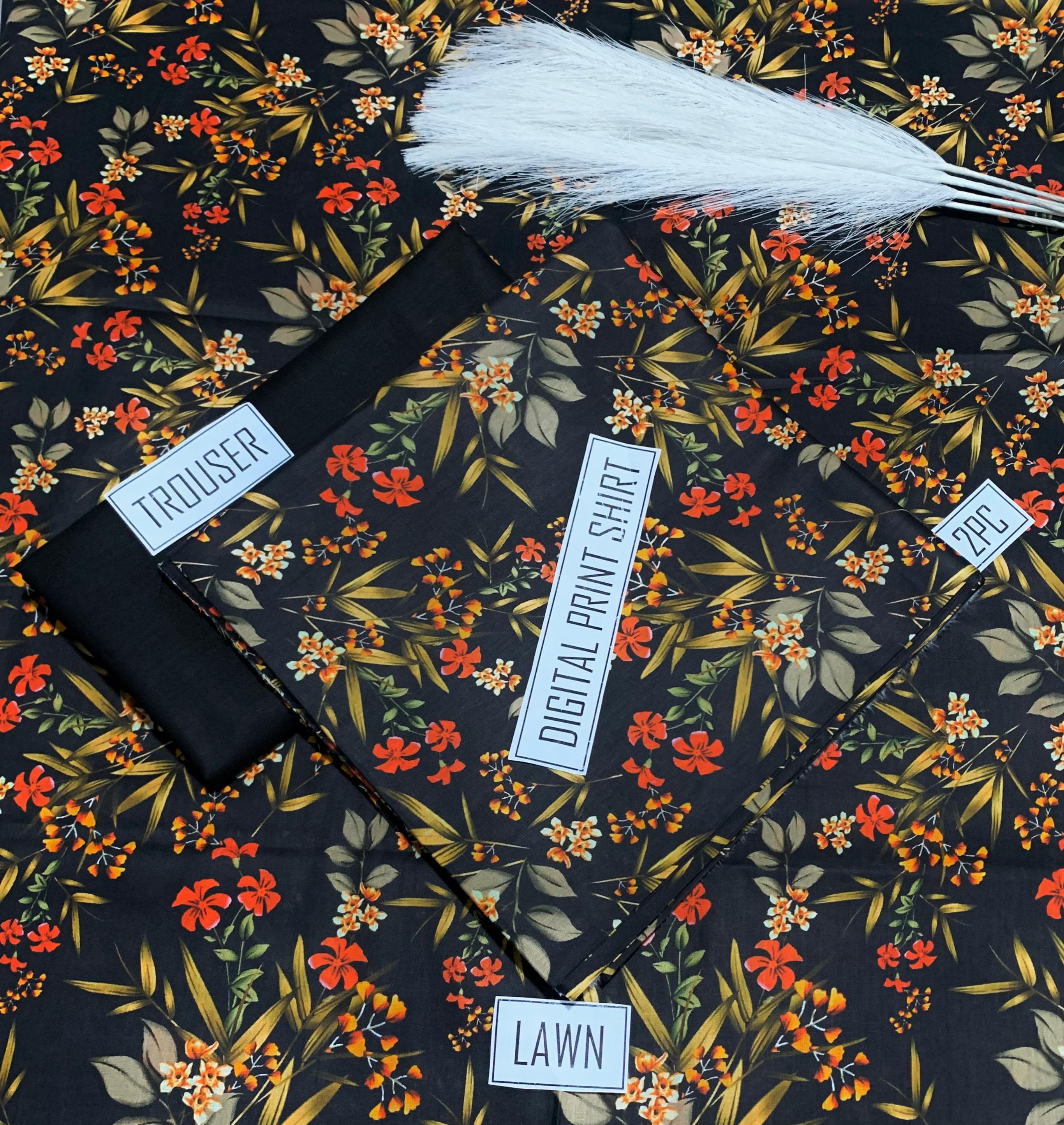 IB Bonanza Lawn | 2Pcs Digital Printed Summer Lawn Collection