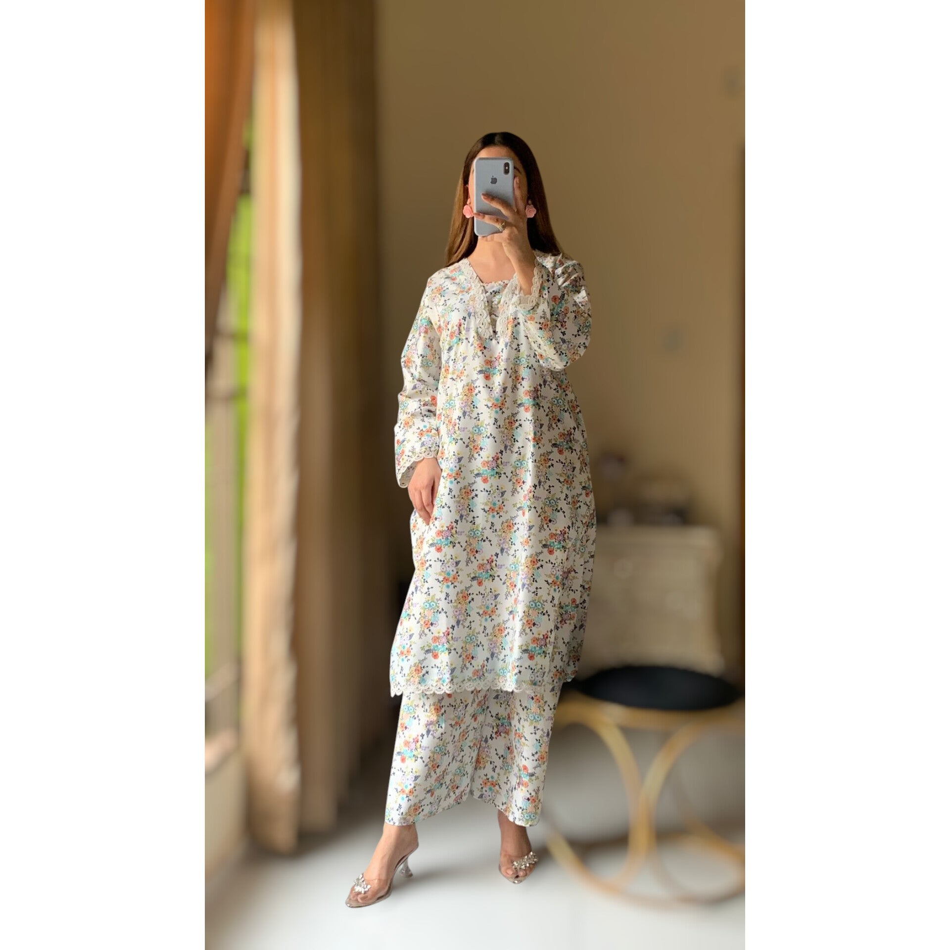 2-PC ALL OVER PRINTED POLO COTTON (SUMMER)