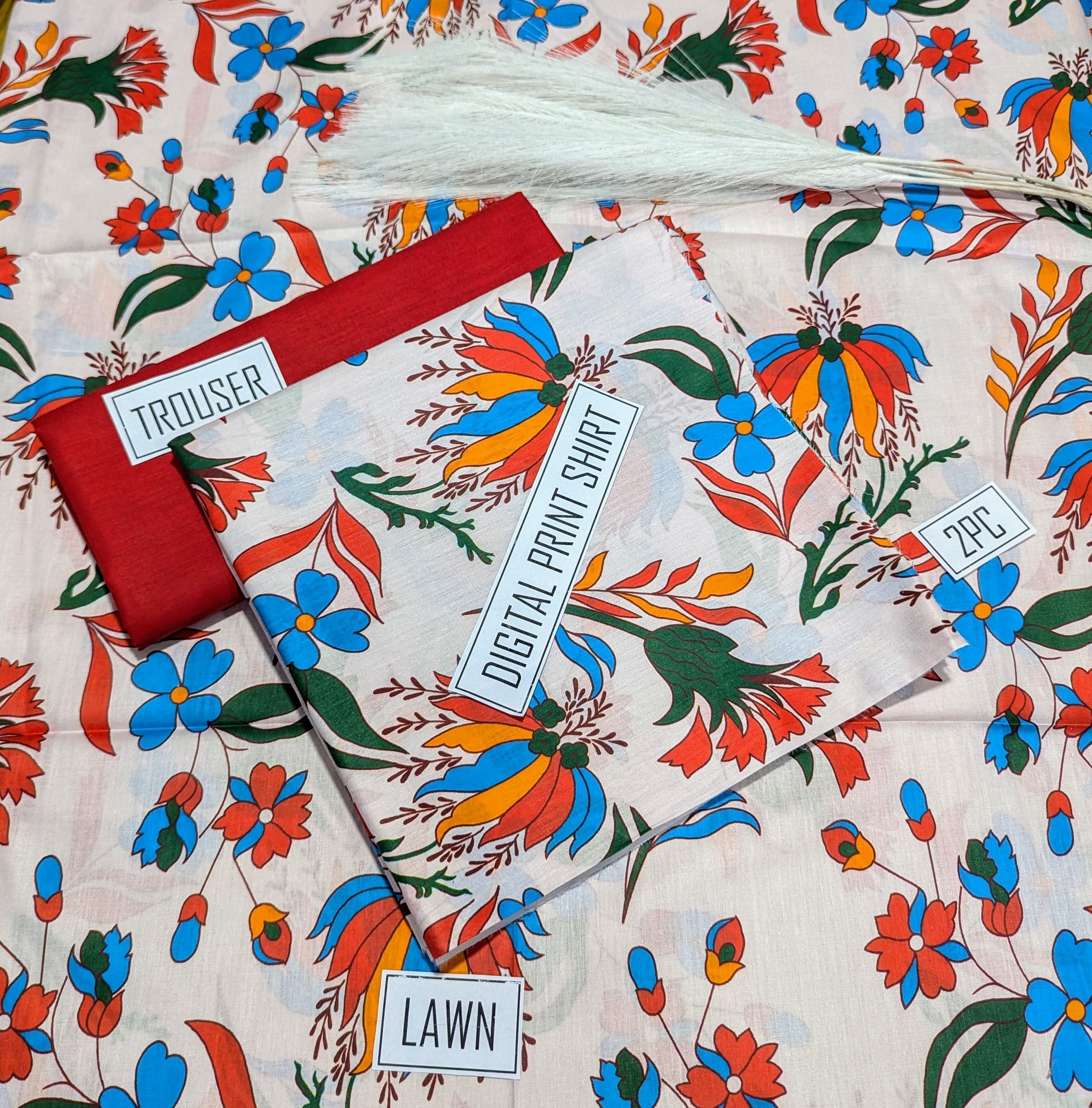 IB Bonanza Lawn | 2Pcs Digital Printed Summer Lawn Collection