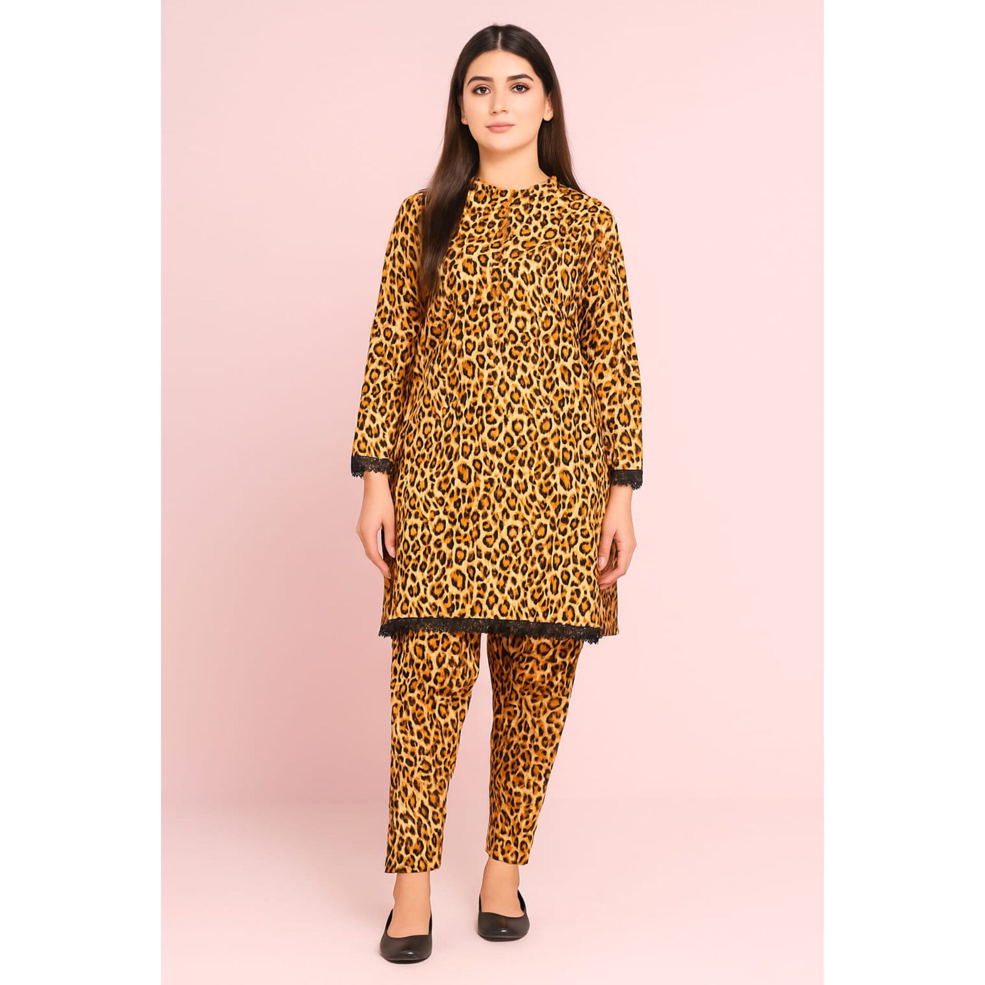 2-PC ALL OVER PRINTED POLO COTTON (SUMMER)