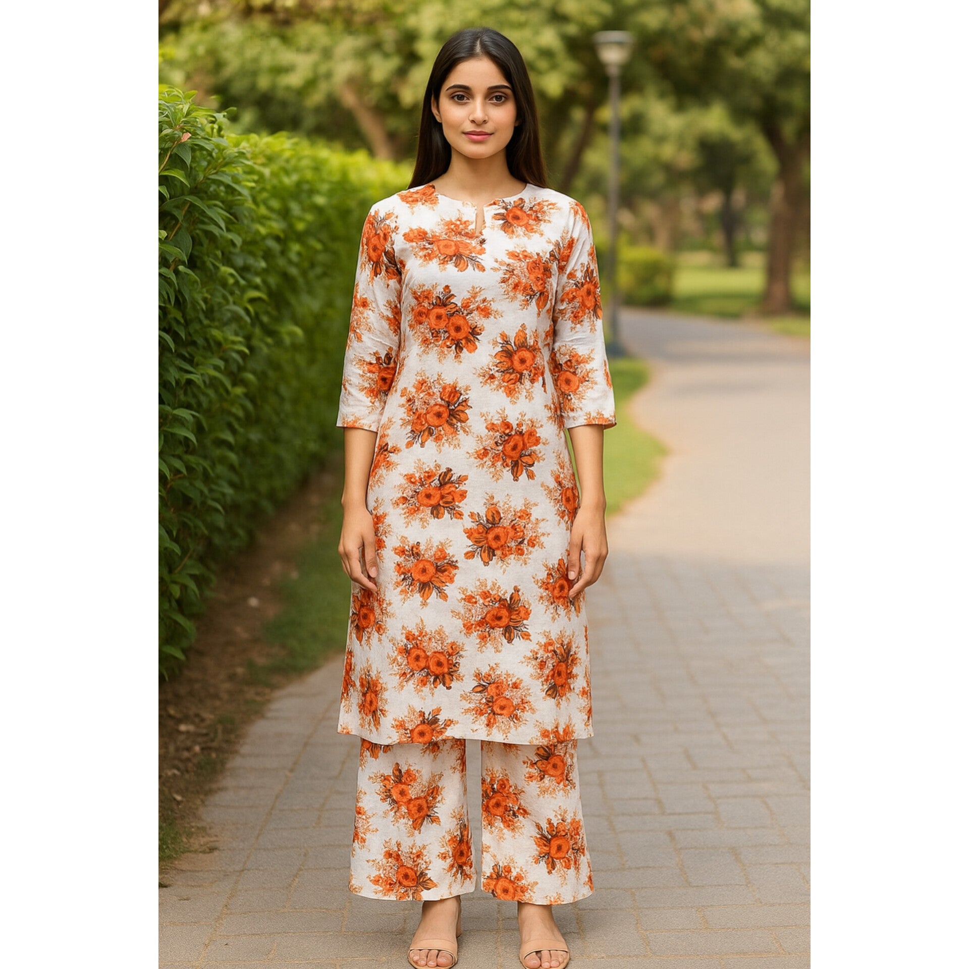 2-PC ALL OVER PRINTED POLO COTTON (SUMMER)