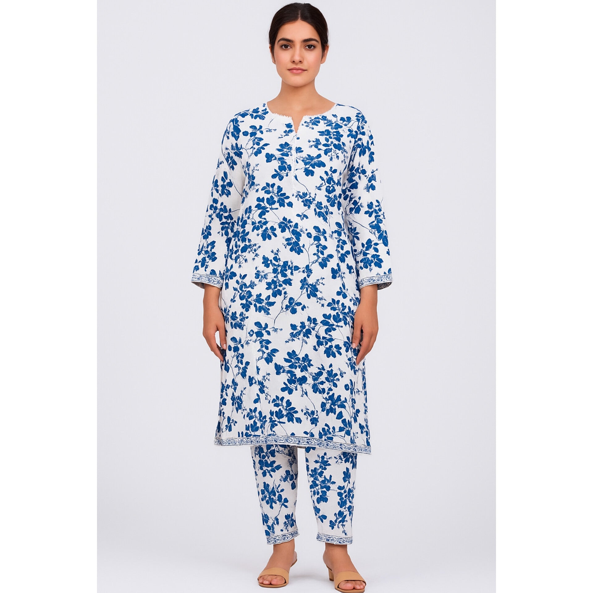 2-PC ALL OVER PRINTED POLO COTTON (SUMMER)