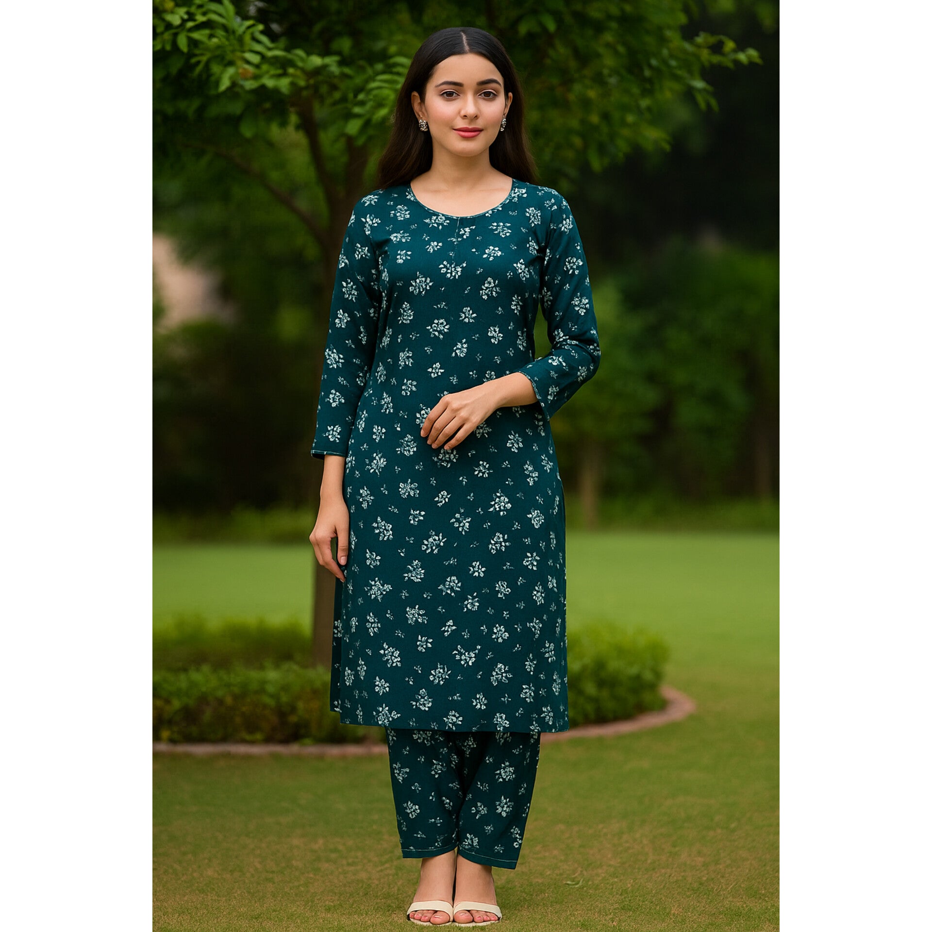 2-PC ALL OVER PRINTED POLO COTTON (SUMMER)
