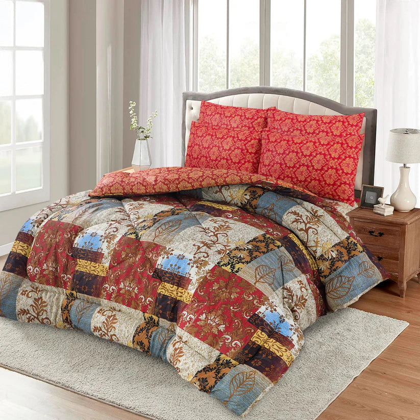 karen-7pc Summer Comforter Set. ( Light Filling)